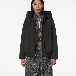 NEW WITH TAG Andrew Marc Arcona Oversized Puffer Coat, Black (Small)